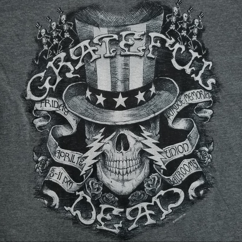 Grateful Dead Purdue Memorial Union Licensed Band